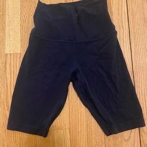 Lululemon bike shorts align style navy 6